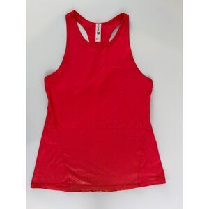 All In Motion Women's Pink Gold Metallic Shimmer Racerback Tank Top Size XS